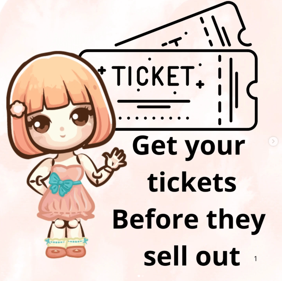 Get your tickets&nbsp;now!