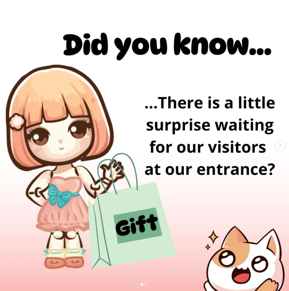 Surprise for all our lovely&nbsp;visitors!