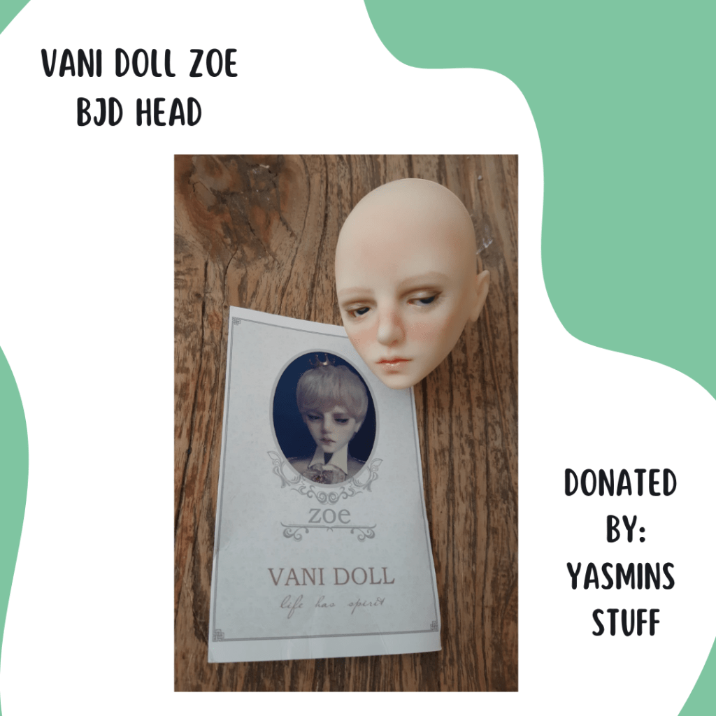 RAFFLE PRIZE: Vani Doll Zoe BJD&nbsp;head